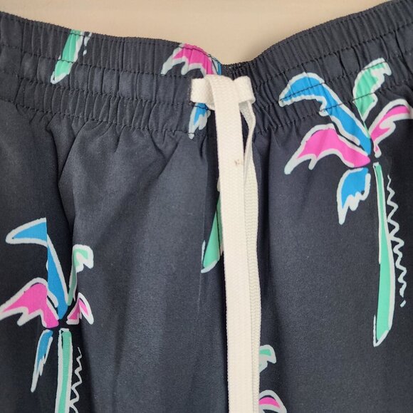 Chubbies Swim Trunks Men’s XXL Black Neon Palm Trees pockets Pool Beach - Picture 2 of 9